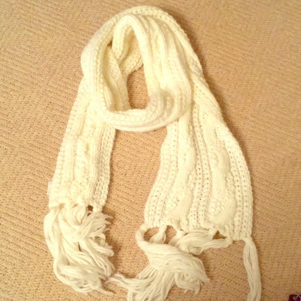 White scarf